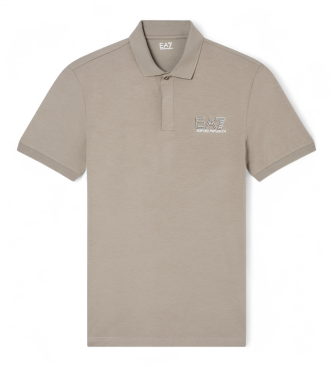 EA7 para hombre. 7M001311_AF10373 Polo Visibility beige (L), Casual, Algodón, Manga corta