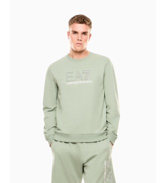 EA7 para hombre. 7M001312_AF13512 Sudadera Visibility M verde (3XL), Casual, Deportivo, Algodón, Sportswear, Multideporte, Manga corta