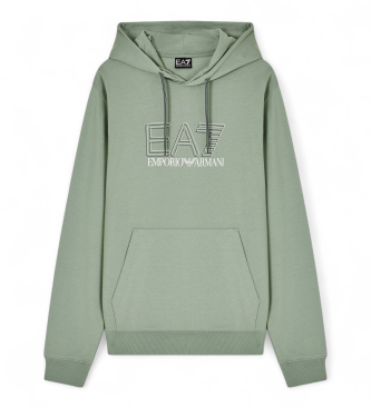 EA7 para hombre. 7M001313_AF13512 Sudadera Visibility M verde (3XL), Azul, Casual, Deportivo, Sportswear, Multideporte, Poliéster, Manga cor