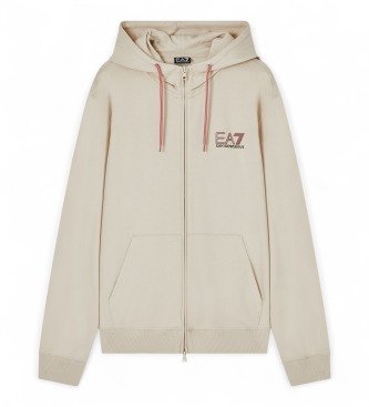 EA7 para hombre. 7M001314_AF13512 Sudadera Visibility M beige (L), Casual, Deportivo, Algodón, Sportswear, Multideporte, Manga corta