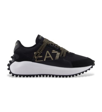 EA7 para hombre. 7X000355_AF18869 Zapatillas Wader Rope negro (40), Plano, Cordones, Casual