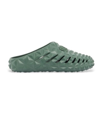 EA7 unisex. 7X000665_AF23652 Water Sport Prisma gröna träskor (39), Plast, Karta, Ingen, Strandkläder