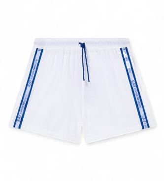 EA7 para hombre. 7M001688_AF21073 Bañador whater short blanco (M), Casual, Deportivo, Beachwear, Poliéster, Elastano