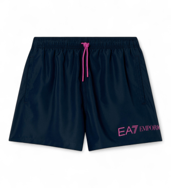 EA7 para hombre. 7M002000_AF13049 Pantalones Cortos Water Sports marino (XS), Casual, Deportivo, Sportswear, Multideporte, Poliéster