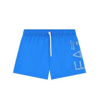 EA7 para hombre. 7M002001_AF14497 Bañador Water azul (S), Beachwear, Poliéster