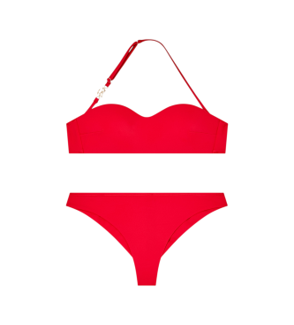 EA7 para mujer. 7W000290_AF20663 Bikini Water Sports rojo (S), Beachwear, Poliamida