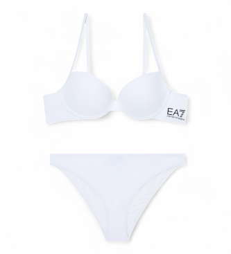 EA7 para mujer. 7W000320_AF20663 Bañador Bikini Water Sports blanco (XS), Deportivo, Beachwear, Poliamida