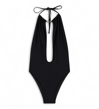 EA7 para mujer. 7W001061_AF20663 Bañador Water Sports negro (L), Casual, Sintético, Beachwear, Sin mangas / Tirantes