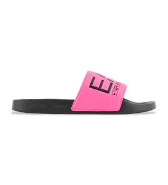 EA7 unisex. 7X000108_AF15118 Chanclas Maxilogo rosa (44), Plano, Ninguno, Beachwear