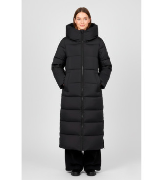 ECOALF para mujer. MCWGAJKARAND0987W25-319 Abrigo Aranda negro (XS), Casual, Poliéster Reciclado, Sostenible