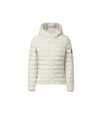 ECOALF para mujer. MCWGAJKATLAN0987S26-998 Abrigo Atlantic beige (M), Casual, Poliéster Reciclado, Sostenible