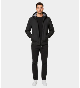 ECOALF para hombre. MCMGAJKCARTE0050W25-319 Abrigo Cartes negro (S), Casual, Poliéster Reciclado, Sostenible