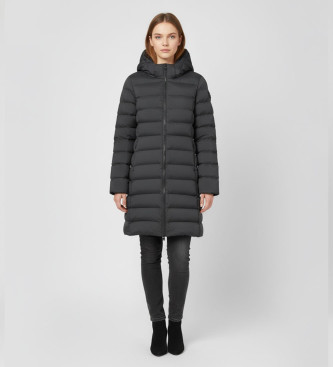 ECOALF para mujer. MCWGAJKCRONU0987W25-319 Abrigo Cronulla negro (L), Casual, Poliéster Reciclado, Sostenible