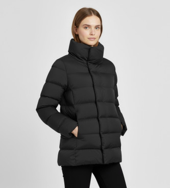 ECOALF para mujer. MCWGAJKMOORE0987W25-319 Abrigo Moore negro (S), Casual, Poliéster Reciclado, Sostenible