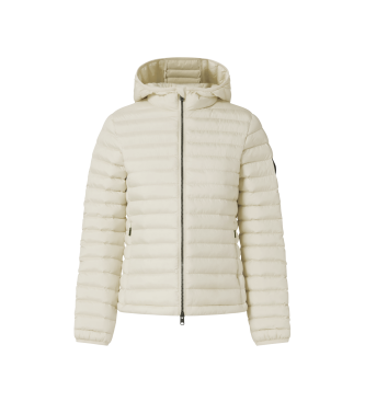 ECOALF para mujer. MCWGAJKATLAJ0987S24-021 Abrigo Atlantic beige (XS), Blanco, Casual, Manga larga, Poliéster Reciclado, Sostenible