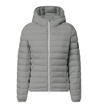 Ecoalf Para Mujer. MCWGAJKATLAN0987S25-579 Chaqueta Atlantic Gris (Xs), Casual, Poliamida, Sostenible