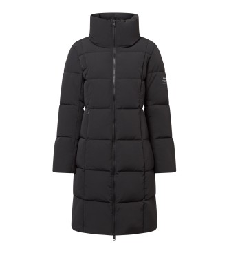 ECOALF para mujer. MCWGAJKGALAN0166W24-319 Abrigo Galana Negro (S), Casual, Sostenible, Nylon reciclado