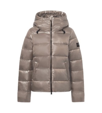 ECOALF para mujer. MCWGAJKHIMAL0165W24-055 Abrigo Himalaya marrón (L), Casual, Manga larga, Poliéster Reciclado, Sostenible