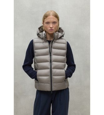 ECOALF para mujer. MCWGAVEAORAK0165W24-055 Chaeco Aoraki gris (L), Casual, Sostenible, Nylon reciclado