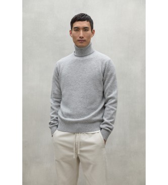 ECOALF para hombre. MCMGAKNBRUNA0632W24-341 Jersey Brun gris (L), Casual, Sostenible, Lana reciclada