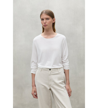 Camiseta Beja blanco (XS), Casual, Algodón, Manga larga, Sostenible, ECOALF outlet 2024.
