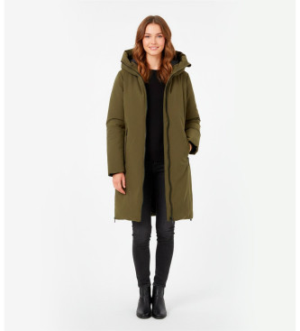 ECOALF para mujer. MCWGAJKMATI00274W25-288 Chaqueta Mati verde (S), Casual, Poliéster Reciclado, Sostenible