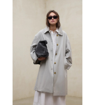 ECOALF para mujer. MCWGAJKSTONG0042S26-021 Chaqueta Stong blanco roto (S), Beige, Casual, Poliéster Reciclado, Sostenible