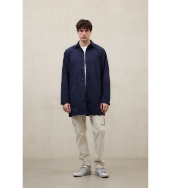 ECOALF para hombre. MCMGAJKVESTA0428S26-161 Chaqueta Vestal marino (XL), Azul, Casual, Poliamida