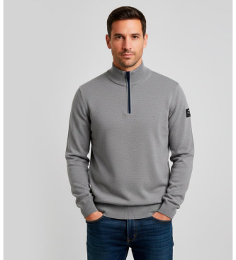 ECOALF para hombre. MCMGAKNLARCH0632W25-341 Jersey Larch gris (XXL), Casual, Sostenible, Lana reciclada