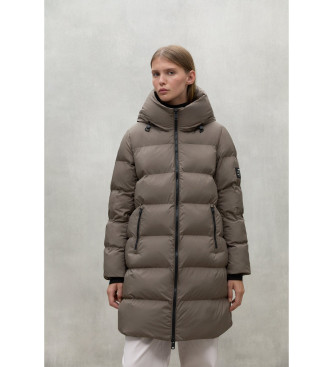 ECOALF para mujer. MCWGAJKMANLI0987W24-283 Abrigo Manlie marrón (XS), Casual, Manga larga, Poliéster Reciclado, Sostenible