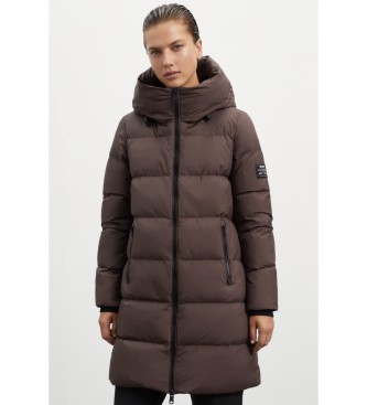 ECOALF para mujer. GAJKMANLI0987WW23-546 Abrigo Manlie marrón (M), Casual, Manga larga, Poliéster Reciclado, Sostenible, ECOALF outlet 2024.