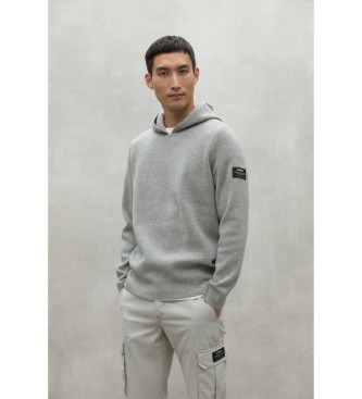 ECOALF para hombre. MCMGAKNMUGGA0662W24-341 Sudadera Mugga gris (M), Casual, Sostenible, Lana reciclada
