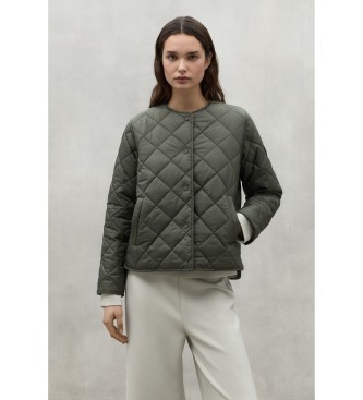 ECOALF para mujer. MCWGAJKMUSA00987S24-128 Chaqueta Musa verde (S), Casual, Manga larga, Poliéster Reciclado, Sostenible, ECOALF outlet 2024