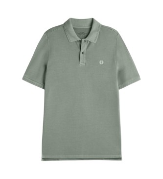 ECOALF para hombre. MCMGAPOTANOB0820S24-095 Polo piqué Tano verde (M), Casual, Manga corta, Algodón Orgánico, Sostenible
