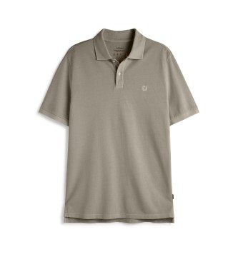 ECOALF para hombre. MCMGAPOTEDSL0820S24-054 Polo Ted verde (L), Casual, Gris, Manga corta, Algodón Orgánico, Sostenible, Algodón Recicl
