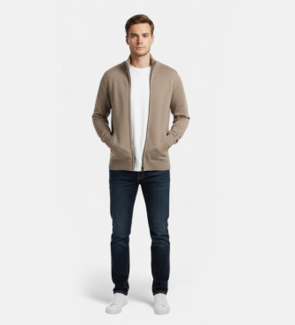 ECOALF para hombre. MCMGAKNSASA00632W25-361 Jersey Sasa beige (M), Poliéster Reciclado, Sostenible