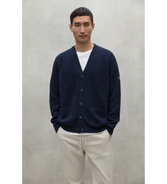 ECOALF para hombre. MCMGAKNSEYAL0649W24-161 Chaqueta Seyal marino (S), Casual, Algodón Orgánico, Sostenible