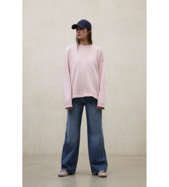 ECOALF para mujer. MCWGASTANKAR0856S26-668 Sudadera Ankara rosa (M), Casual, Algodón Reciclado