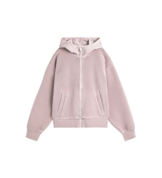 ECOALF para mujer. MCWGASTARICA0303S26-668 Sudadera Arica rosa (S), Casual, Poliéster Reciclado, Sostenible
