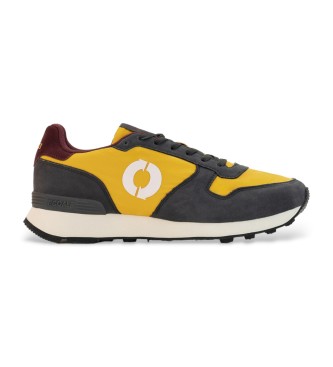 ECOALF para hombre. MCMSHSNUCLA00243W24-203 Zapatillas Ucla amarillo (42), Plano, Cordones, Casual, Mostaza, Sostenible
