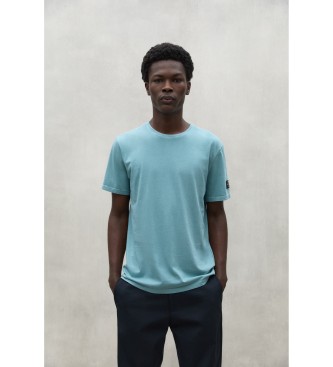 ECOALF para hombre. MCMGATSVENTO0803S24-609 Camiseta Ventalf verde (L), Casual, Manga corta, Turquesa, Algodón Orgánico, Sostenible