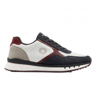 ECOALF para hombre. SHSNCERVI0492MW23-355 Zapatillas Cervino blanco, marino (40), Plano, Cordones, Casual, ECOALF outlet 2024.
