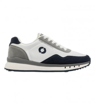ECOALF para hombre. SHSNCERVS0493MW23-933 Zapatillas Cervino blanco, marino (45), Plano, Cordones, Casual, ECOALF outlet 2024.