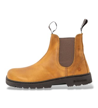 Unisex. 25262115K005_024 Botines de Piel N5262 Nomada (36), Plano, Ninguno, Casual, Amarillo