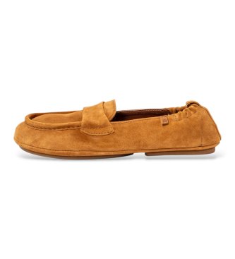 El Naturalista för kvinnor. 25822S155005_023 Lädermockasiner N5822S Essence brun (42), Hud, Karta, Ingen, Casual, Klassisk