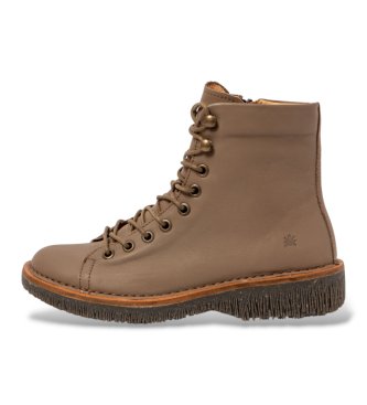 El Naturalista Botines de Piel Volcano marrón