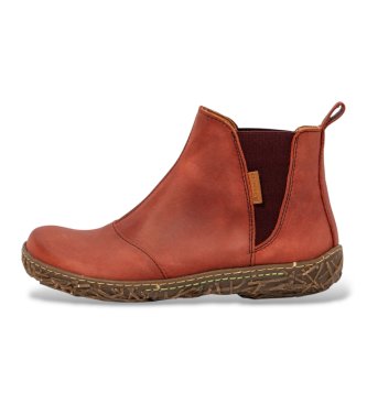 El Naturalista Botines de Piel Nido rojo