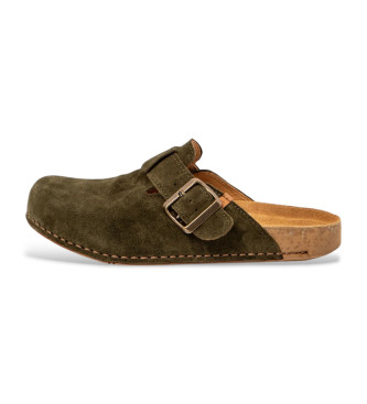 El Naturalista unisex. 2579612FE005_0G3 Sandalias de pie N5796 Balance verde (46), Piel, Plano, Ninguno, Casual