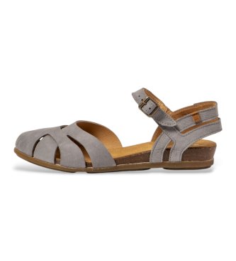 Para mujer. 252071250005_0B0 Sandalias de Piel N5207 Stella (38), Plano, Hebilla, Casual