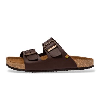 El Naturalista unisex Sandalias de Piel Ne50 Waraji marrón